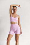 Astoria LUXE BLOSSOM Sports Bra - Cherry - Adults Skate Too LLC