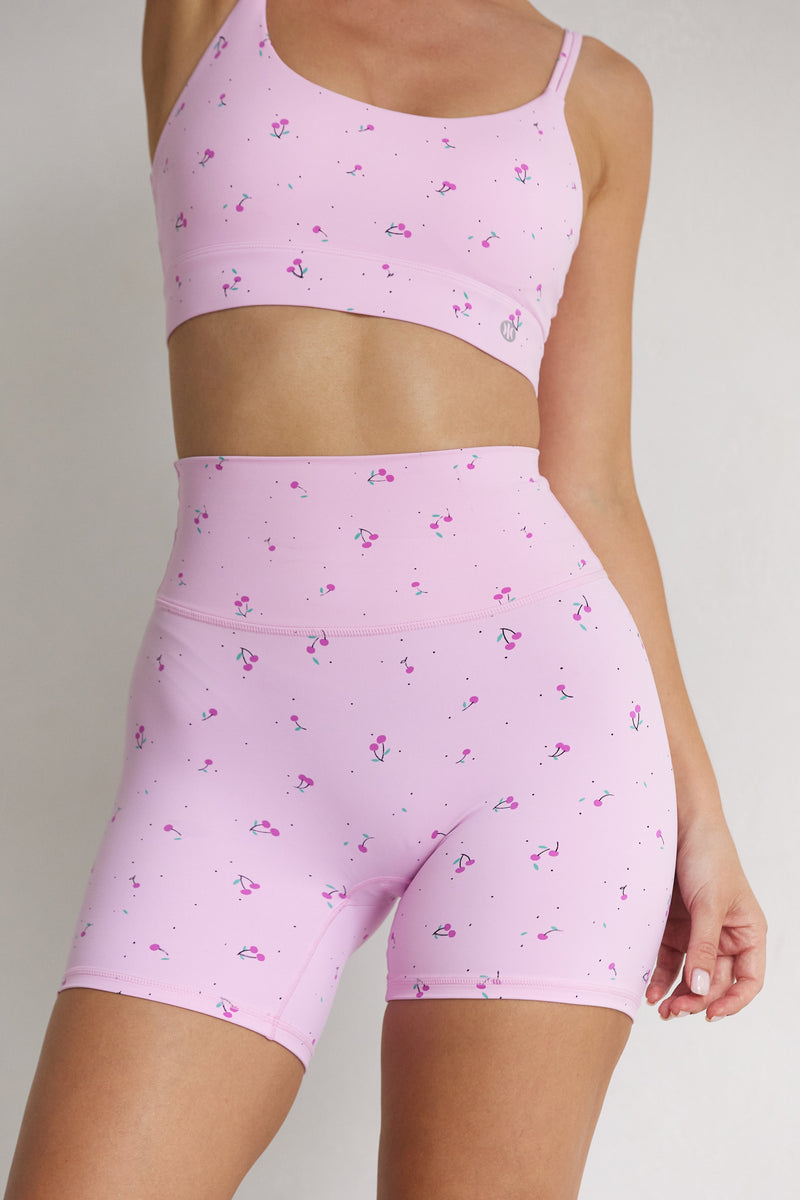 Astoria LUXE BLOSSOM Sports Bra - Cherry - Adults Skate Too LLC