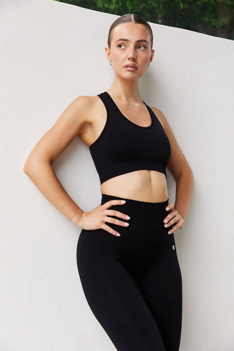 Astoria CONTOUR Seamless Sports Bra - Black - Adults Skate Too LLC