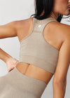 Astoria CONTOUR Seamless Sports Bra - Mocha - Adults Skate Too LLC