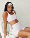 Astoria LUXE BALANCE Short - Beige Gingham - Adults Skate Too LLC