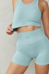 Astoria CONTOUR Ribbed Seamless Short - Seafoam - Adults Skate Too LLC