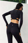 Astoria BALANCE Crossover Sleeve Crop - Black - Adults Skate Too LLC