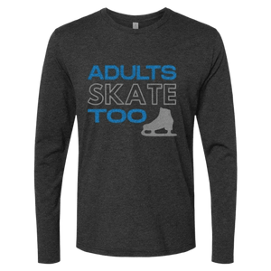 Adults Skate Too Glitter Long Sleeve - Adults Skate Too LLC
