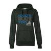 Adults Skate Too Glitter Glitter Hoodie