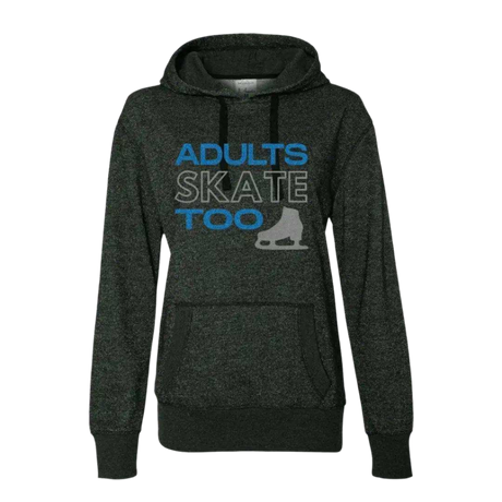 Adults Skate Too Glitter Glitter Hoodie - Adults Skate Too LLC