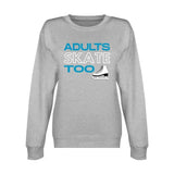 Adults Skate Too OG Unisex Premium Crewneck Sweatshirt Adults Skate Too LLC