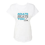 Adults Skate Too OG Women’s Triblend Short Sleeve Dolman Adults Skate Too LLC