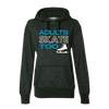 Adults Skate Too Glitter Hoodie