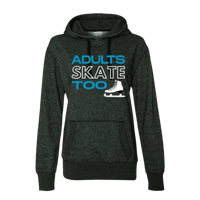 Adults Skate Too Glitter Hoodie