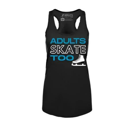 Adults Skate Too Women's Racerback Tank Adults Skate Too LLC