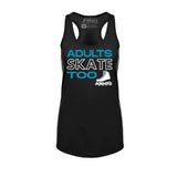 Adults Skate Too Racerback Tank - Inline Edition - Adults Skate Too LLC