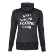 Anti Social Skating Club Cowl Neck Sweatshirt - Adults Skate Too LLC