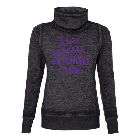 Anti Social Skating Club Cowl Neck Sweatshirt - Adults Skate Too LLC