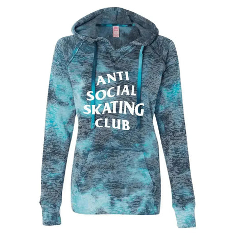 Anti Social Skating Club Women’s Burnout Hooded Sweatshirt Adults Skate Too LLC