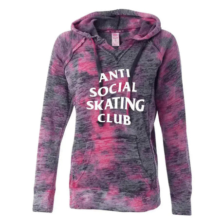 Anti Social Skating Club Women’s Burnout Hooded Sweatshirt Adults Skate Too LLC