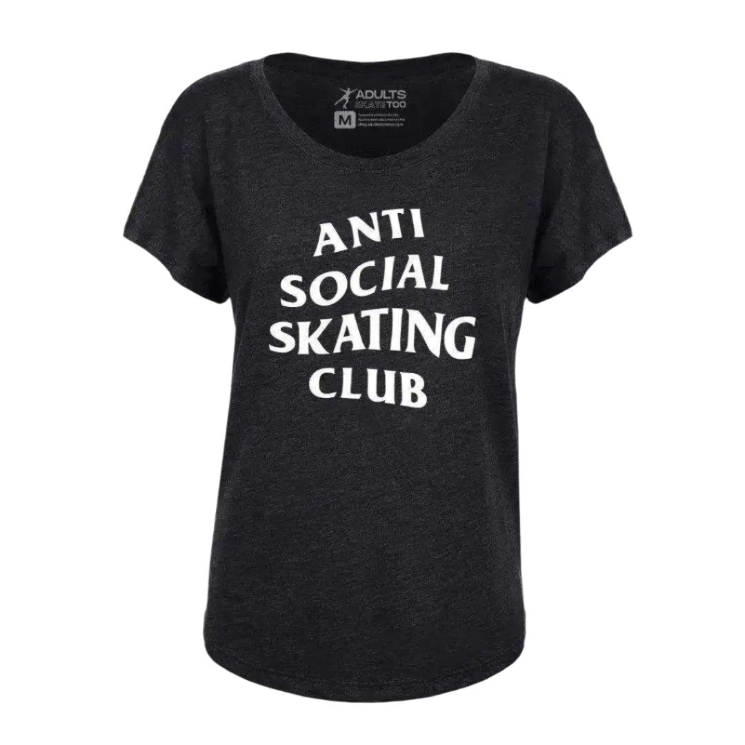 Anti Social Skating Club Dolman Tee - Adults Skate Too LLC