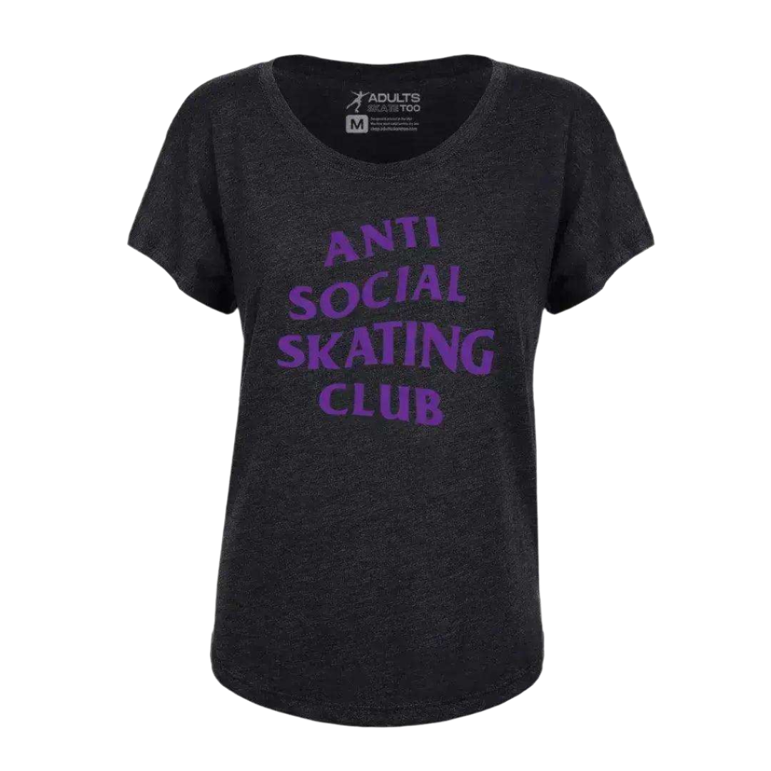 Anti Social Skating Club Dolman Tee - Adults Skate Too LLC