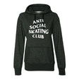 Anti Social Skating Club Women's French Terry Glitter Hoodie Adults Skate Too LLC