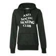 Anti Social Skating Club Glitter Hoodie - Adults Skate Too LLC