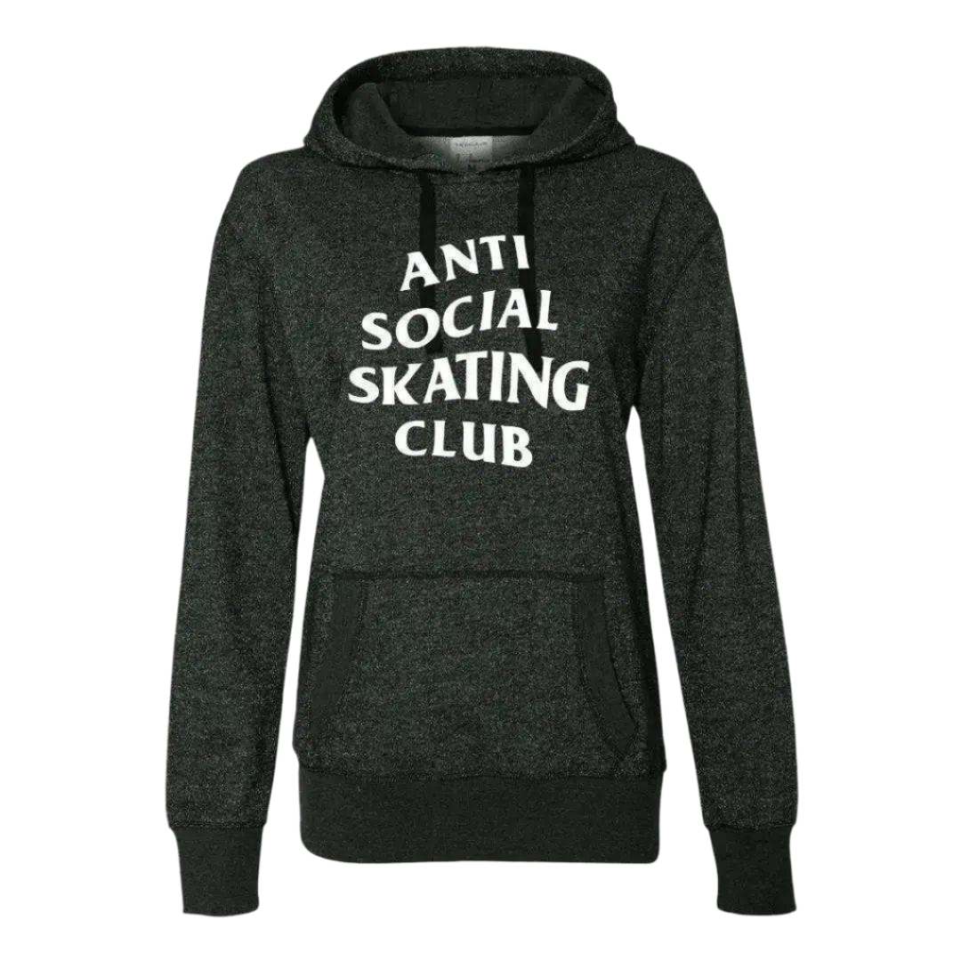 Anti Social Skating Club Glitter Hoodie - Adults Skate Too LLC