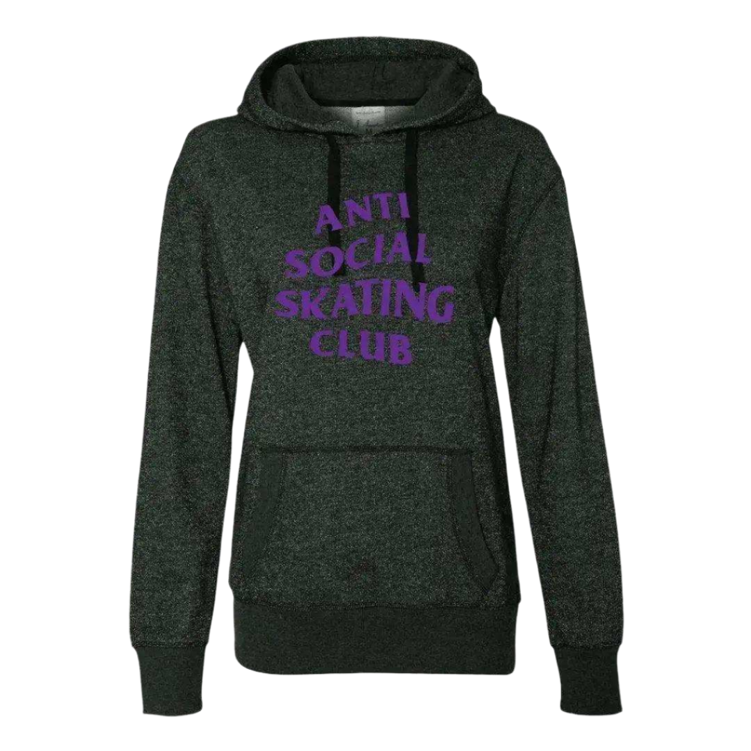 Anti Social Skating Club Glitter Hoodie - Adults Skate Too LLC