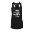 Anti Social Skating Club Racerback Tank - Adults Skate Too LLC