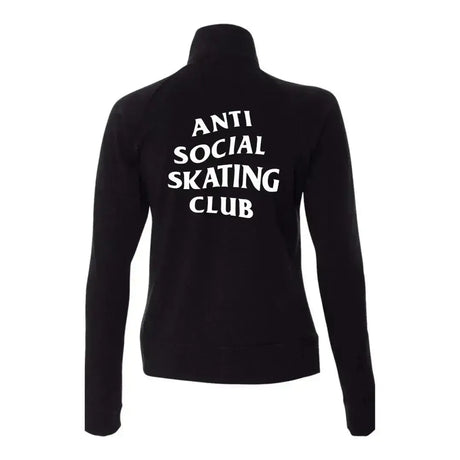 Anti Social Skating Club Women's Zip Up Practice Jacket Adults Skate Too LLC