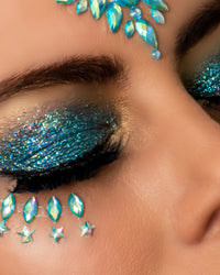 Peace - Blue Holographic Fine Glitter