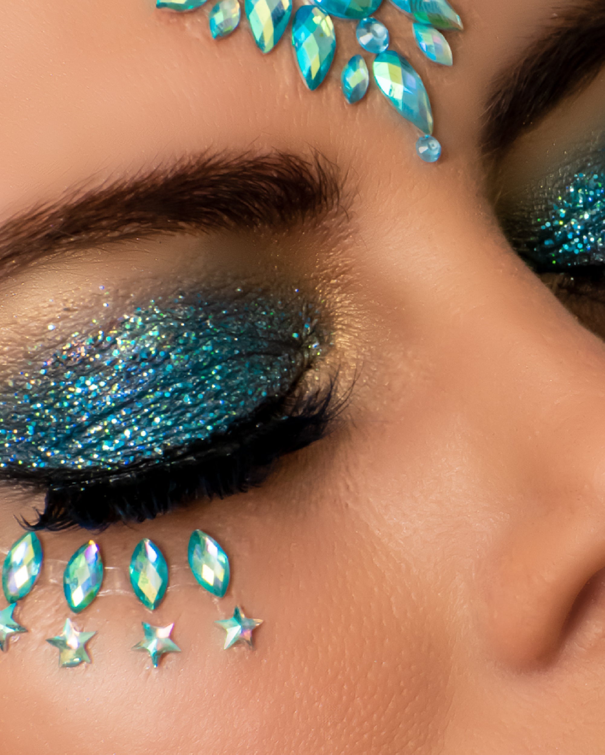 Peace - Blue Holographic Fine Glitter