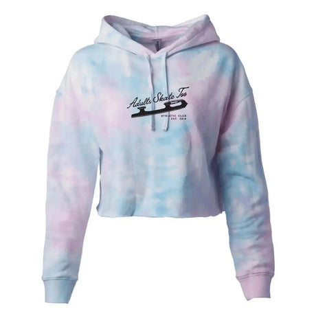 Athletic Club Cotton Candy Women's Lightweight Hooded Crop Adults Skate Too LLC