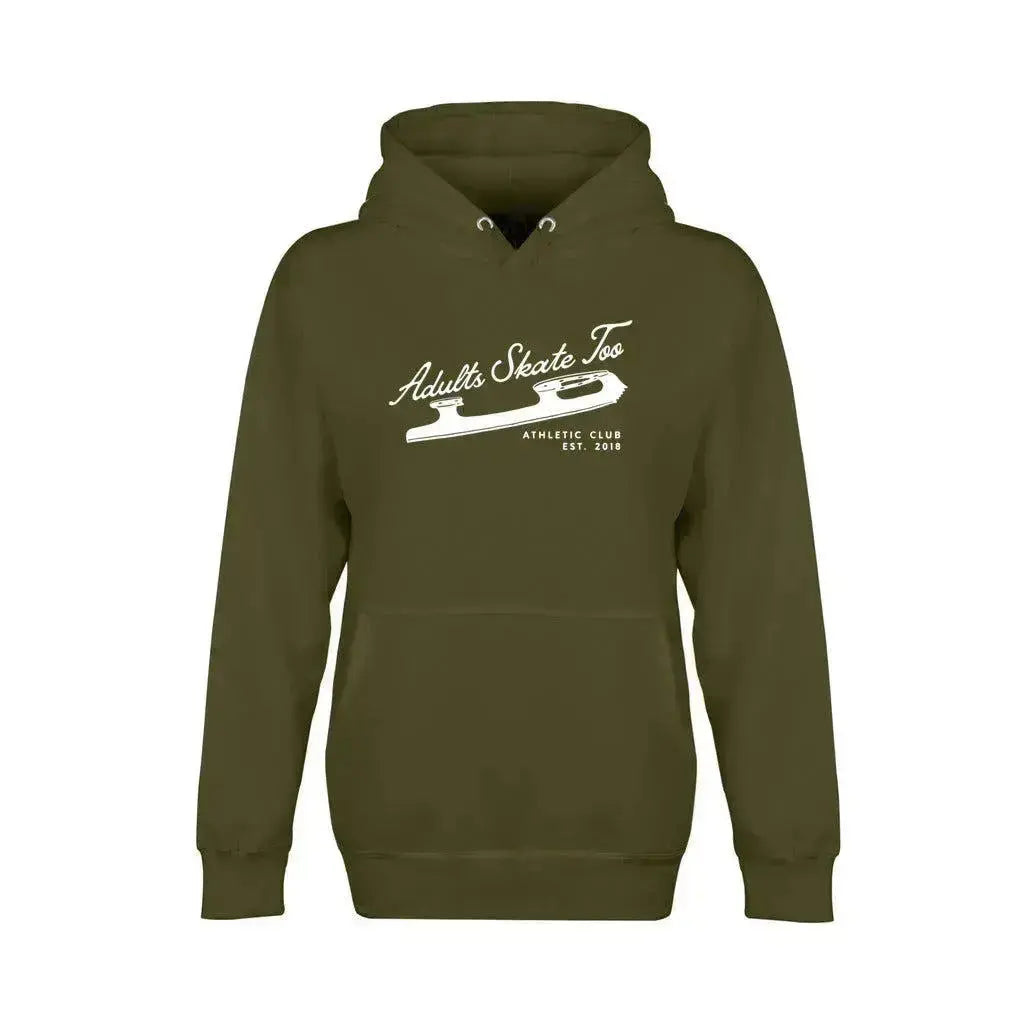 Athletic Club Unisex Premium Pullover Hoodie Adults Skate Too LLC