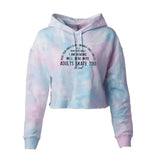 Bend Your Knees Club Cotton Candy Hooded Crop - Adults Skate Too LLC