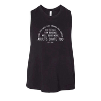 Bend Your Knees Club Racerback Crop