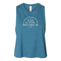 Bend Your Knees Club Racerback Crop