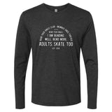 Bend Your Knees Club Long Sleeve Crew - Adults Skate Too LLC