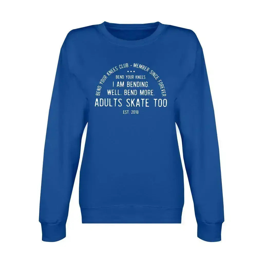 Bend Your Knees Club Unisex Premium Crewneck Sweatshirt Adults Skate Too LLC