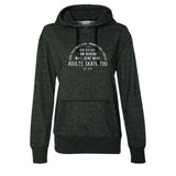 Bend Your Knees Club Women's Glitter Hoodie - Adults Skate Too LLC