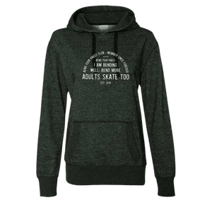 Bend Your Knees Club Glitter Hoodie - Adults Skate Too LLC