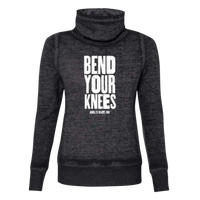 Bend Your Knees Cowl Neck Sweatshirt