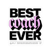 Best Coach Ever Vinyl Stickers