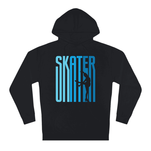 Ombre Skater Unisex Hoodie - Adults Skate Too LLC