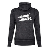 Casual Skater Cowl Neck Sweatshirt - Adults Skate Too LLC