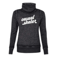 Casual Skater Cowl Neck Sweatshirt - Adults Skate Too LLC