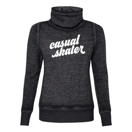 Casual Skater Cowl Neck Sweatshirt - Adults Skate Too LLC