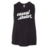 Casual Skater Racerback Crop - Adults Skate Too LLC