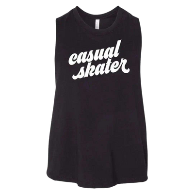 Casual Skater Racerback Crop