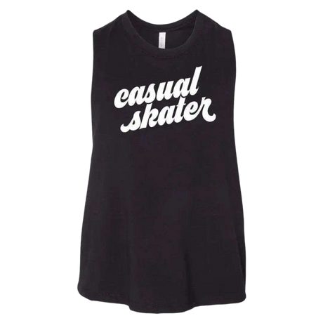 Casual Skater Racerback Crop - Adults Skate Too LLC