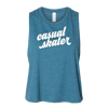 Casual Skater Racerback Crop