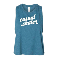 Casual Skater Racerback Crop